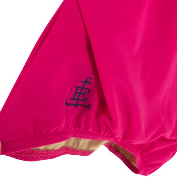 Lands' End Swim suit Pink One Piece Summer Vacation Pool Party Ocean Modest 22W - Picture 4 of 16